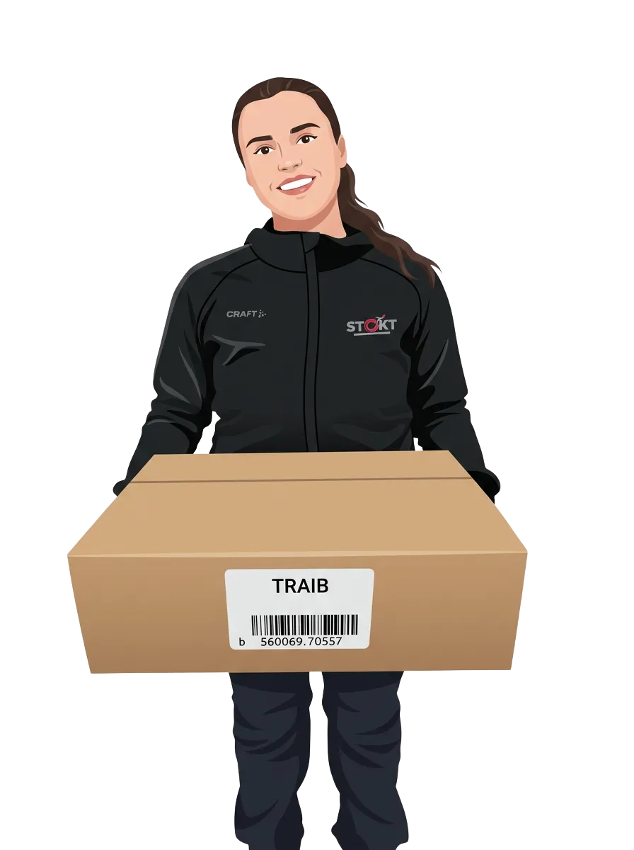 STORT medarbetare med paket